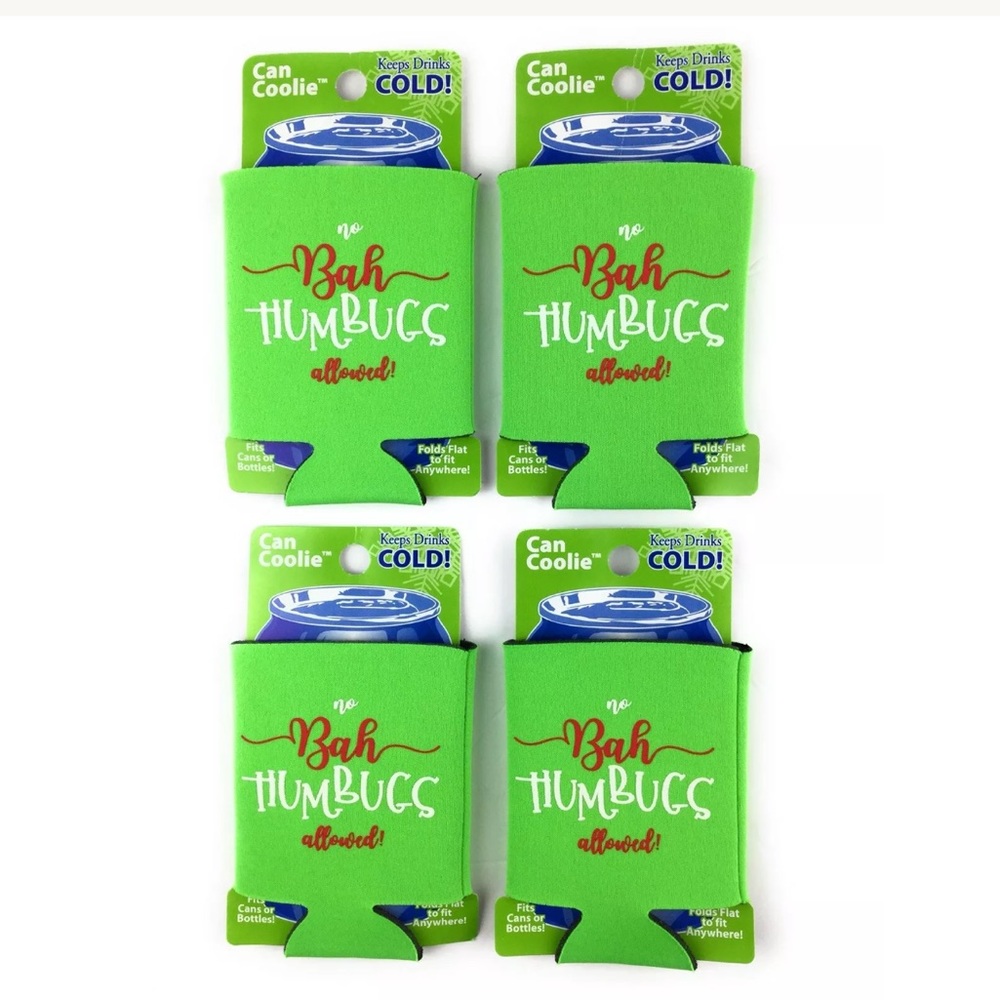 NEW Christmas Can Coolie Koozies Neoprene